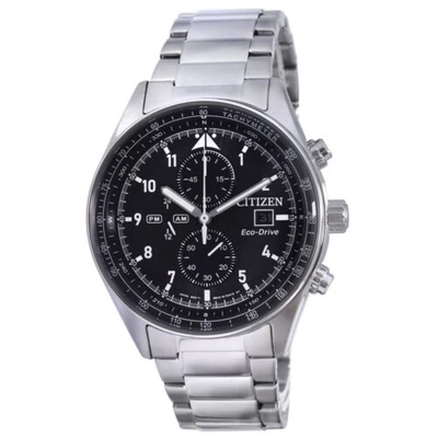 Pre-owned Citizen Eco-drive Chronograph Men's Watch Ca0770-81e Usus
