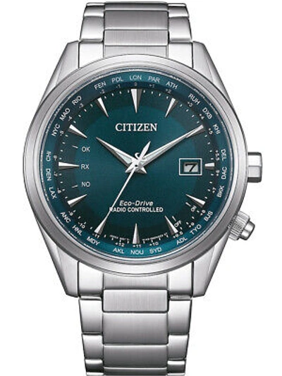 Pre-owned Citizen Cb0270-87l Eco-drive Racio Controlled Watch 43mm