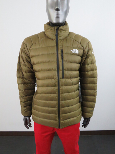 Pre-owned The North Face Mens  Summit Down (l3) Breithorn Insulated Climbing Jacket Green In Military Olive Green