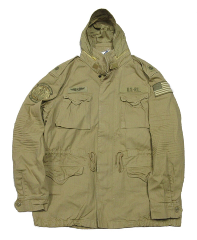 Pre-owned Polo Ralph Lauren Big & Tall Khaki Beige Herringbone Stow