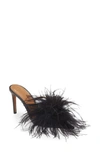 ATP ATELIER LAVIANO FEATHER POINTED TOE MULE