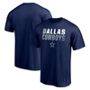 Fanatics Branded Navy Dallas Cowboys Team Fade Out T-shirt In Navy