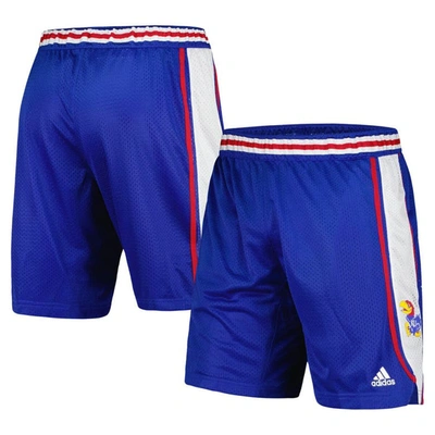 Adidas Originals Adidas Royal Kansas Jayhawks Swingman Aeroready Basketball Shorts