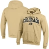 CHAMPION CHAMPION  GOLD COLORADO BUFFALOES PROPERTY OF POWERBLEND PULLOVER HOODIE