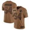 NIKE NIKE TEDY BRUSCHI BROWN NEW ENGLAND PATRIOTS 2023 SALUTE TO SERVICE RETIRED PLAYER LIMITED JERSEY