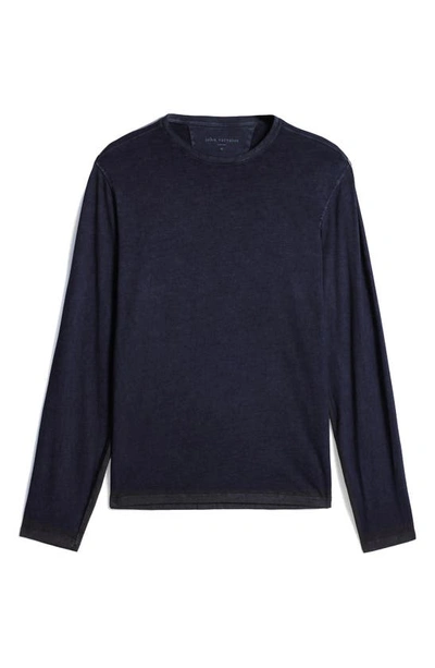 JOHN VARVATOS JOHN VARVATOS CREWNECK LONG SLEEVE T-SHIRT