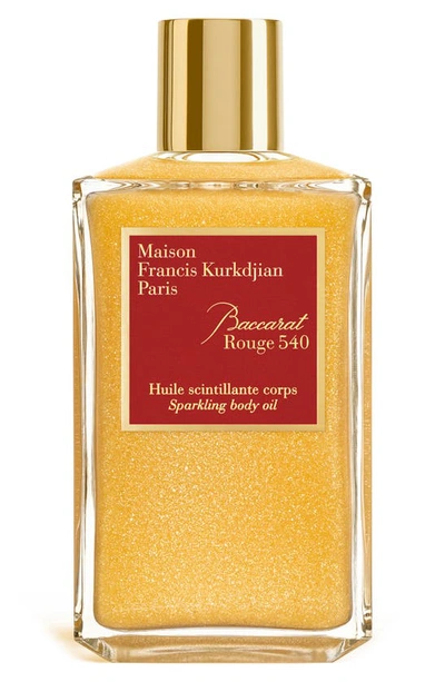 Maison Francis Kurkdjian Baccarat Rouge 540 Scented Sparkling Body Oil 6.8 Oz.