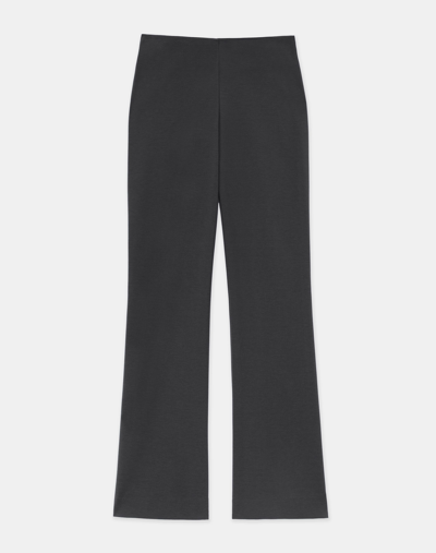 Lafayette 148 Punto Milano Gates Flared Ankle Pant In Grey