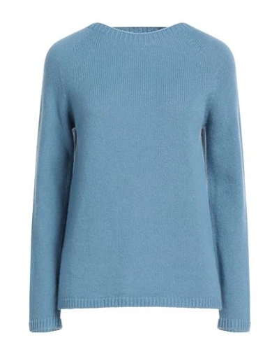 's Max Mara Woman Sweater Pastel Blue Size S Wool, Cashmere, Polyamide