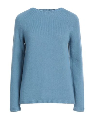 S Max Mara ' Woman Sweater Pastel Blue Size Xs Wool, Cashmere, Polyamide In Blue