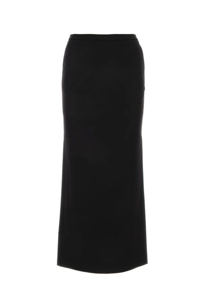Dolce & Gabbana Woman Black Cady Skirt
