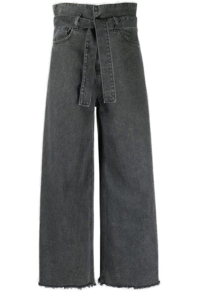 Société Anonyme Gherissa Wide-leg Jeans In Black
