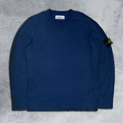 Pre-owned Stone Island Crewneck Sweater In Blue