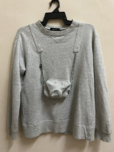 Pre-owned Avant Garde X Issey Miyake Nice Design Ne-net By Issey Miyake Sweatshirt In Grey