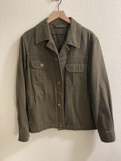 Pre-owned Acne Studios Green Denim/work Jacket