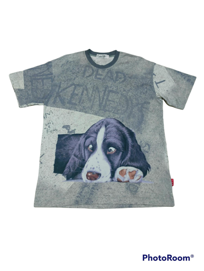 Pre-owned Archival Clothing X Vintage Dog "dead Kennedys" Punk Art Ovp Tee In Multicolor