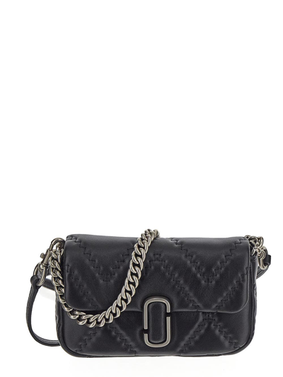 Marc Jacobs The Quilted Leather J Marc Shoulder Bags Black