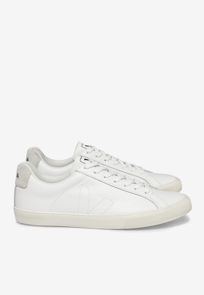 VEJA ESPLAR LEATHER LOW-TOP SNEAKERS