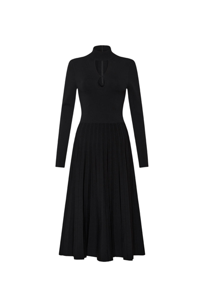 Rebecca Vallance Mackenzie Cut-out Detailing Dress In Black