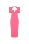 REBECCA VALLANCE MARIE MIDI DRESS PINK