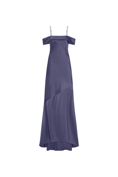 Rebecca Vallance Olivia Slip Gown Navy