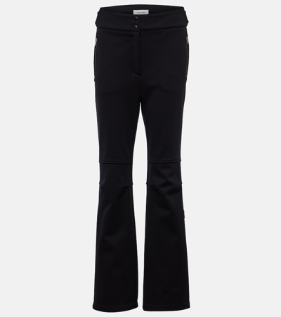 Yves Salomon Softshell Ski Trousers In Black