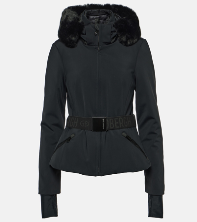 Goldbergh Women's Hida Tech-fabric & Faux Fur Ski Jacket In Black