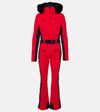 Goldbergh Parry Faux Fur-trimmed Ski Suit In Red