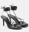 THE ROW JOAN LEATHER SANDALS