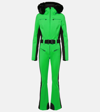 Goldbergh Parry Faux Fur-trimmed Ski Suit In 6150 Flash Green