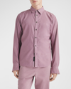 Rag & Bone Fit 2 Engineered Button-up Oxford Shirt In Berry Pink