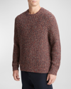 VINCE MEN'S MARLED WAFFLE SWEATER
