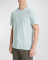 Vince Pima Crew Neck Tee Seafoam Green S In Seafoam Green