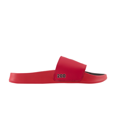 Pre-owned New Balance Dynasoft 200v2 Slide 'varsity - Team Red'