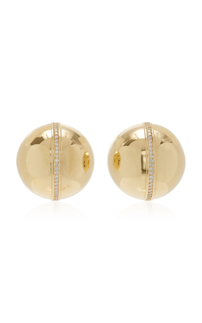 Casa Castro 18k Yellow Gold Diamond Earrings
