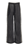 ALL THAT REMAINS ANA CROPPED SILK WIDE-LEG PANTS