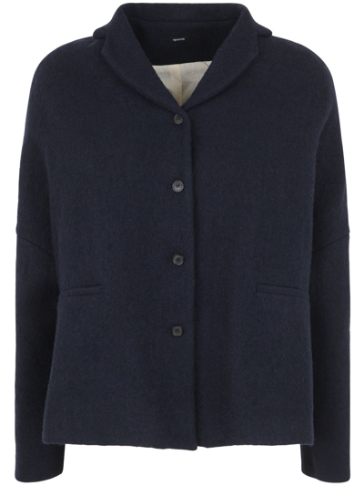A Punto B Flared Jacket In Blue
