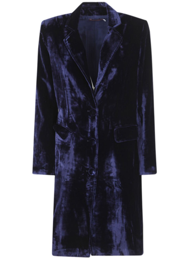 Bianco Levrin Colette Coat In Blue