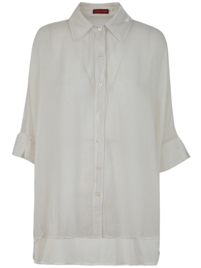 Bianco Levrin Rene Collar Shirt In White