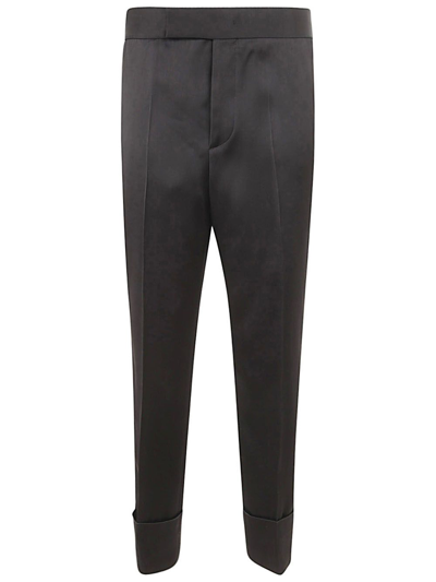 Sapio Double Satin Trousers In Black