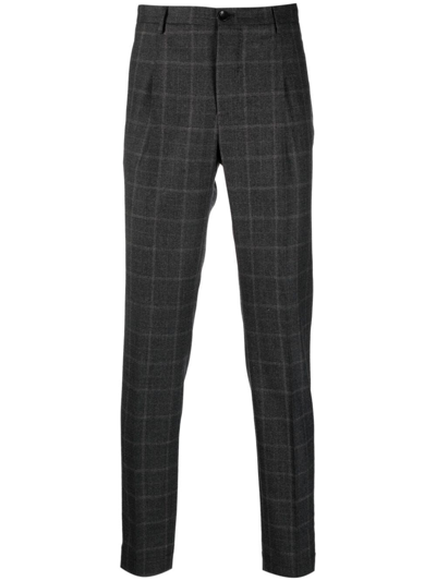 Incotex Trousers With One Pence Clothing In Grey