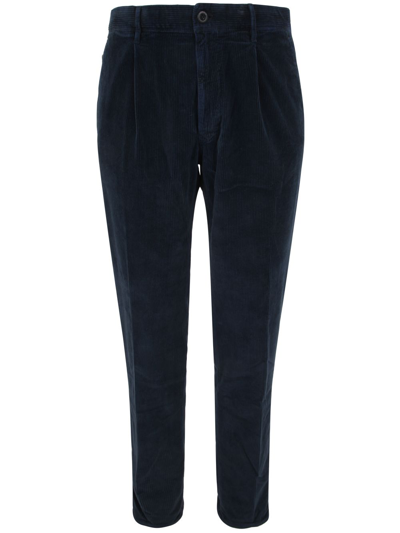 INCOTEX VELVET STRIPED TROUSERS,1SA188.40687