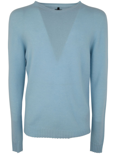 Md75 Cashmere Crew Neck Sweater In Blue