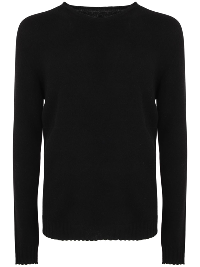 Md75 Cashmere Crew Neck Sweater Clothing In Black