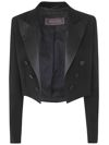 MAX MARA DILETTA CROPPED SMOKING JACKET,2310460337600