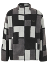 FRED PERRY FP PIXEL BORG FLEECE,M6570
