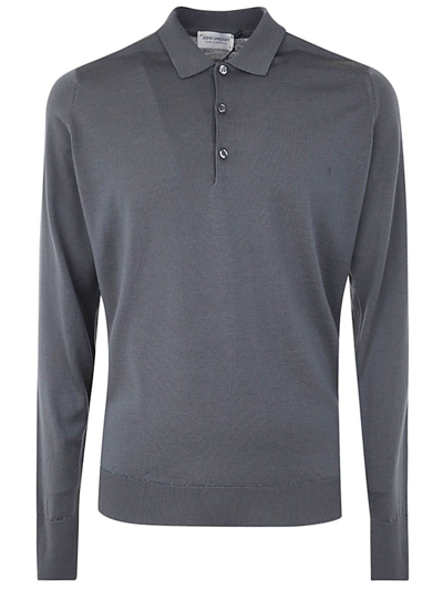 John Smedley Cotswold Long Sleeves Shirt Clothing In Grey