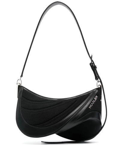 Mugler Shoulder Bag In Black