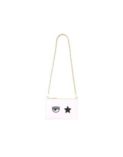 Chiara Ferragni Eye Star Clutch In Rose