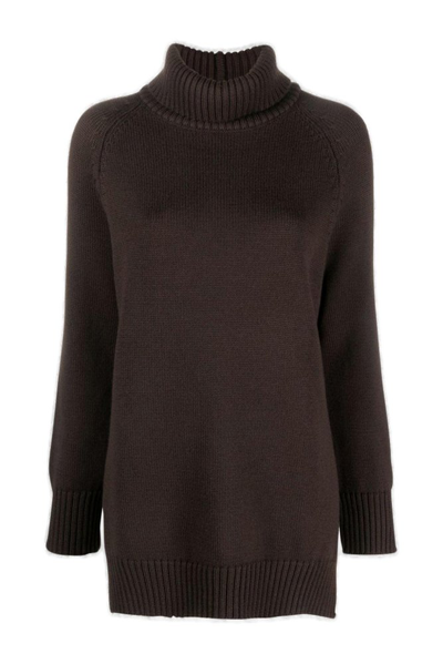 Société Anonyme Snow Roll-neck Virgin Wool Jumper In Brown